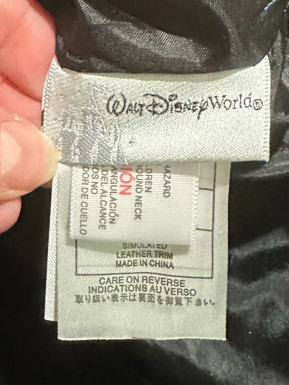 Disney Navy weekender Duffel Tote with Black Trim and Mickey logo